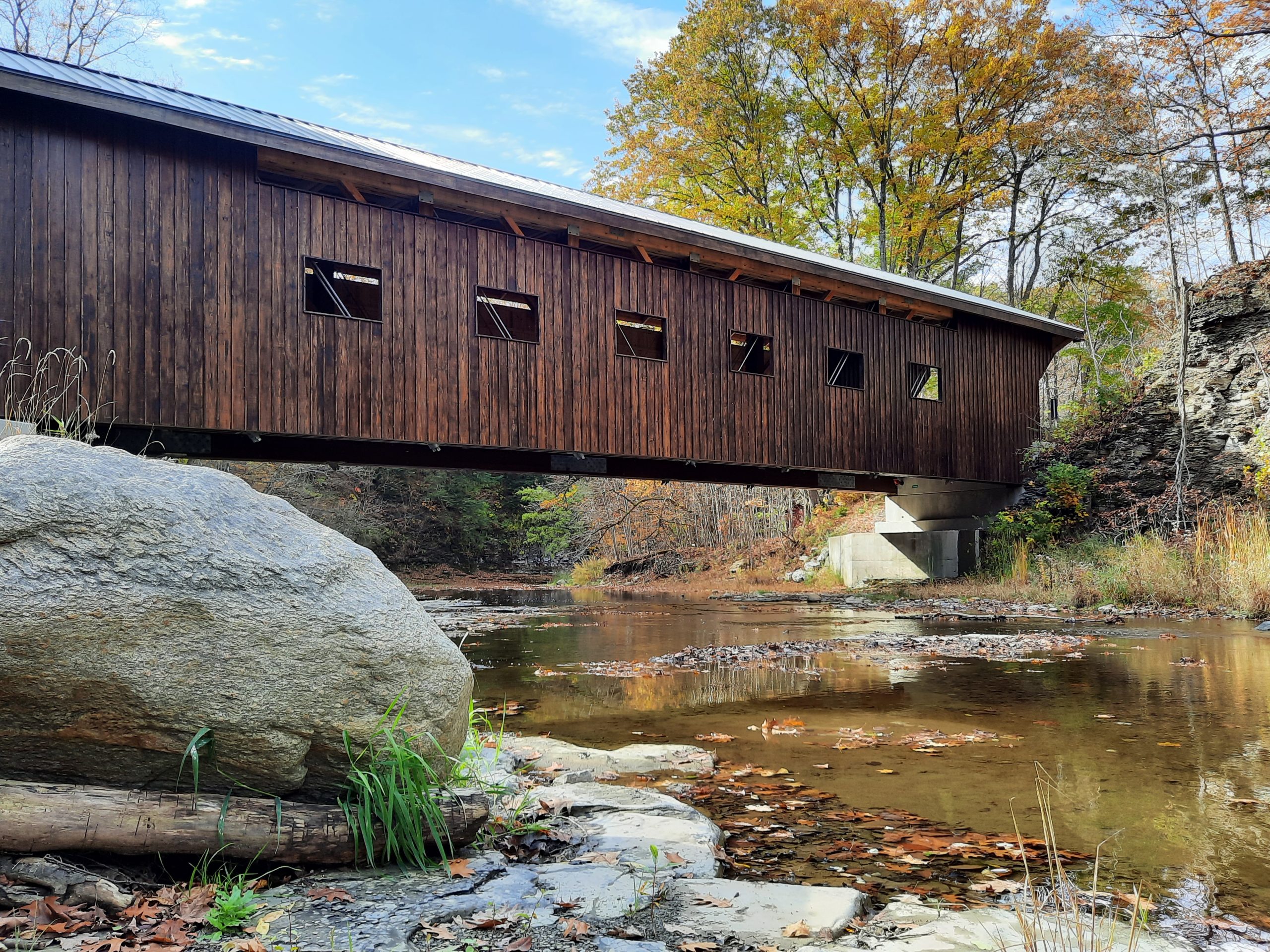 Second Place: Sherry Taber -- Covered Bridge (Mobile Device Camera)